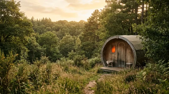 Hébergement insolite en Bretagne alliant confort moderne et nature préservée