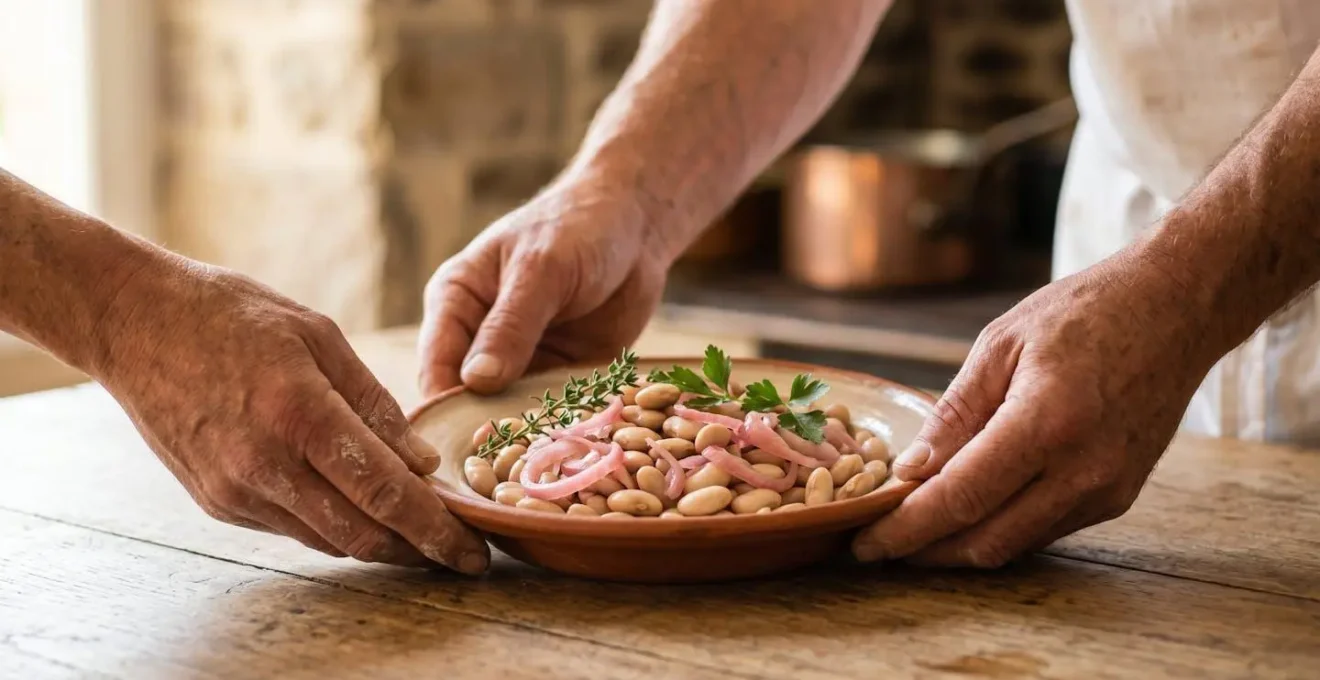 Assiette de produits du terroir breton dans un restaurant traditionnel